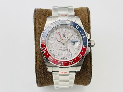 ROLEX GMT-Master II 904L Steel 40MM Cal.3186 Movement White Watch